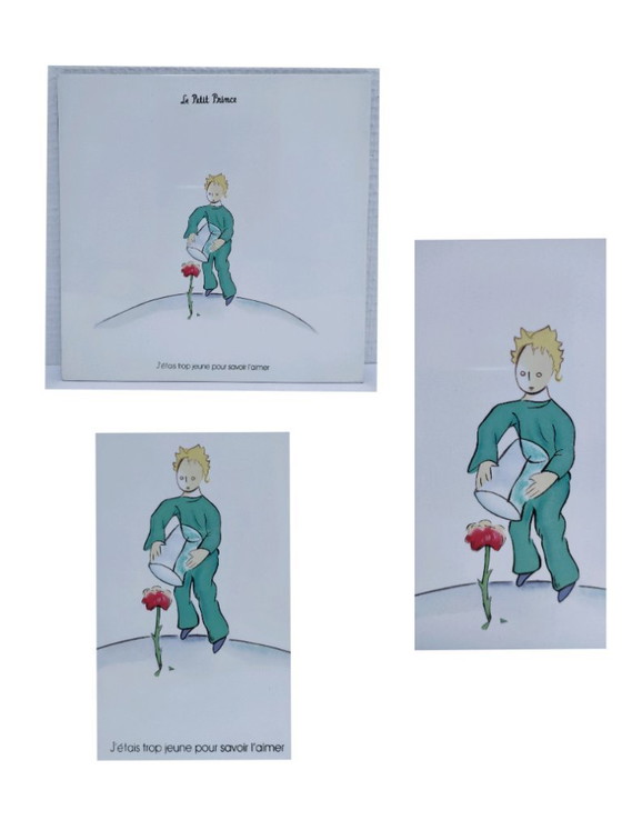 Image 1 of Tavola di legno laccata del Piccolo Principe