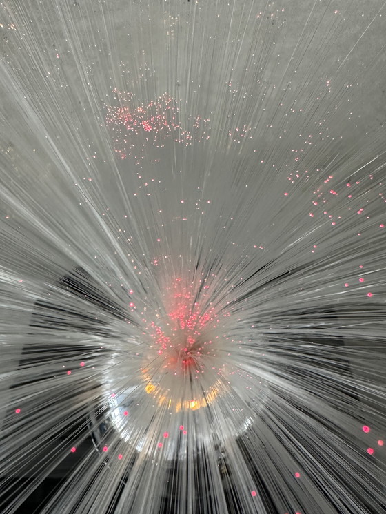 Image 1 of Lampe vintage en fibre de verre multicolore - années 1970