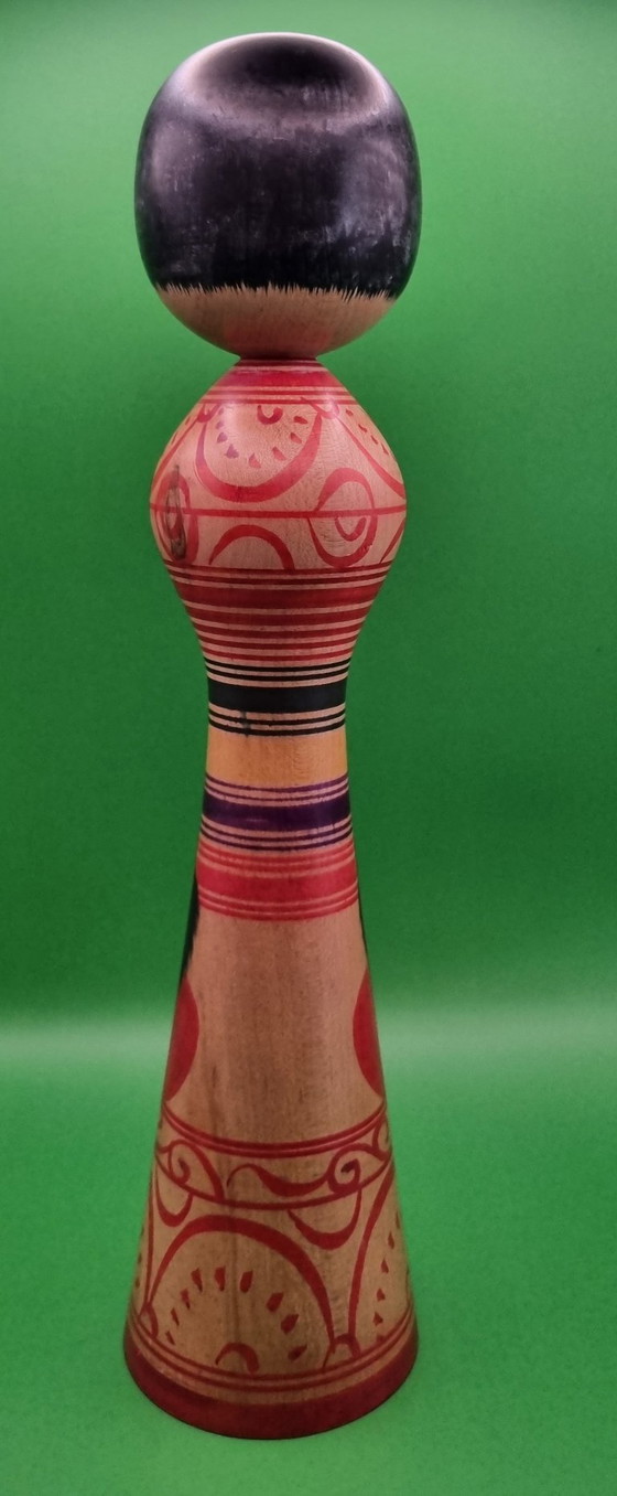 Tsugaru Kokeshi de Tetsunori Okuse de 1978 (30 Cm) – Objetos decorativos, Wood (photo 3 of 6)