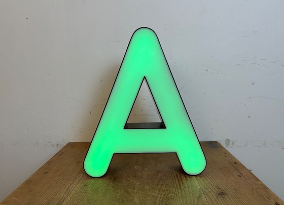 Image 1 of Vintage Illuminated  Letter A , 1970s
