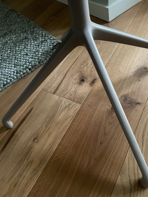 4 x sedia da pranzo HelloChair HC04 Bloss con gambe a ragno beige crema