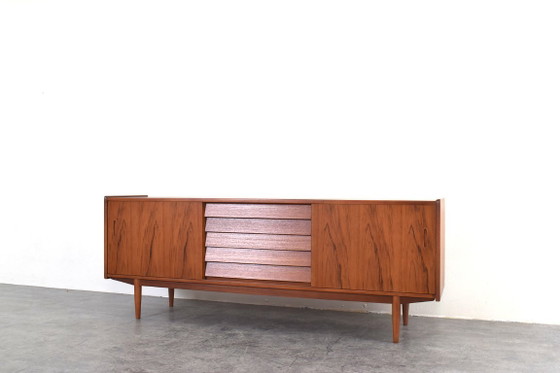 Credenza Trio in teak Mid-Century di Nils Jonsson per Hugo Troeds, anni '60., Credenze, Legno, Marrone (foto 10 di 15)