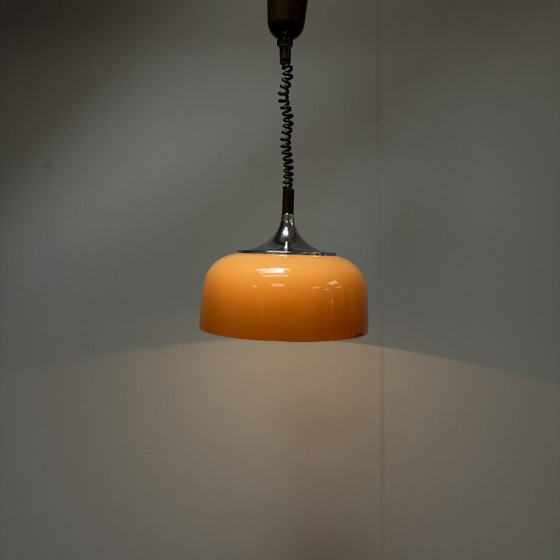 Image 1 of Lampada a sospensione di metà secolo di Meblo, Harvey Guzziny, anni '70, Italia