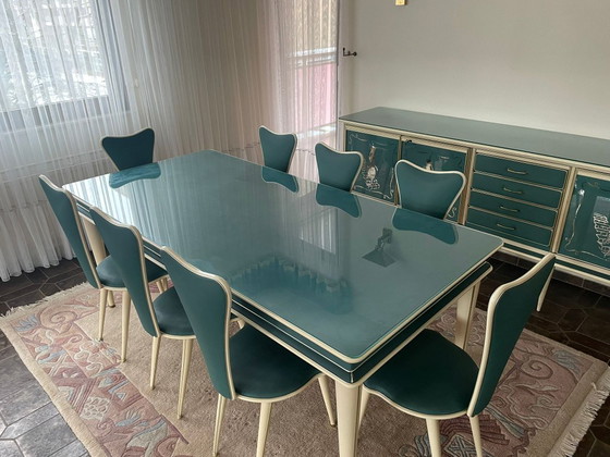 Image 1 of Set da pranzo italiano completo di metà secolo di Umberto Mascagni - anni '50-'60