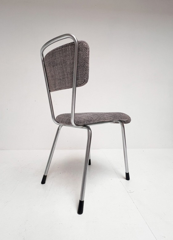 Image 1 of Set di 6 sedie Gebroeders De Wit rivestite, anni '60