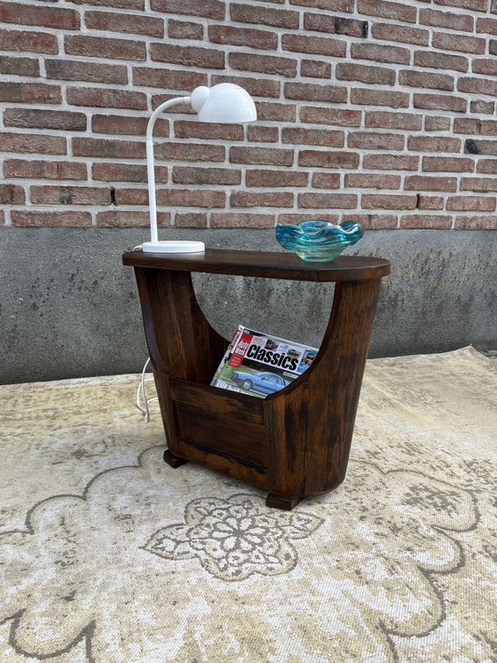 Table de lecture vintage de l'ère spatiale – Tables d'appoint, Wood (photo 8 of 11)