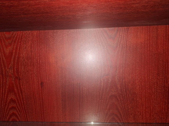 Image 1 of Buffet italien convexe en parchemin laqué par Aldo Tura