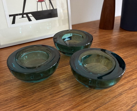 Iittala Ballo Sea Green, Set of 3 Pieces – Candle holders, Glass (photo 3 of 5)