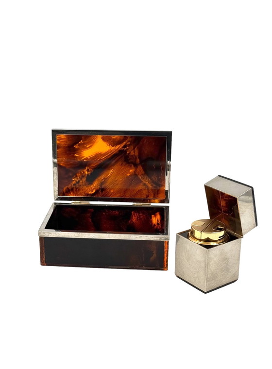 Image 1 of Hollywood Regency Luxury Smoking Set, Italy 1970