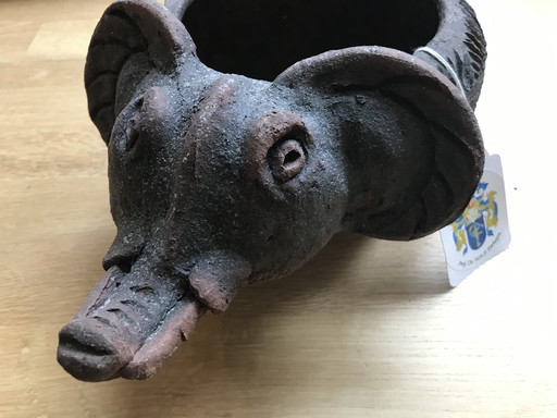 Terracotta dish of Pim Fortuyn