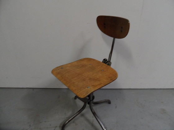 Image 1 of Chaise de bureau vintage 1950's