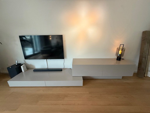 Design TV furniture taupe