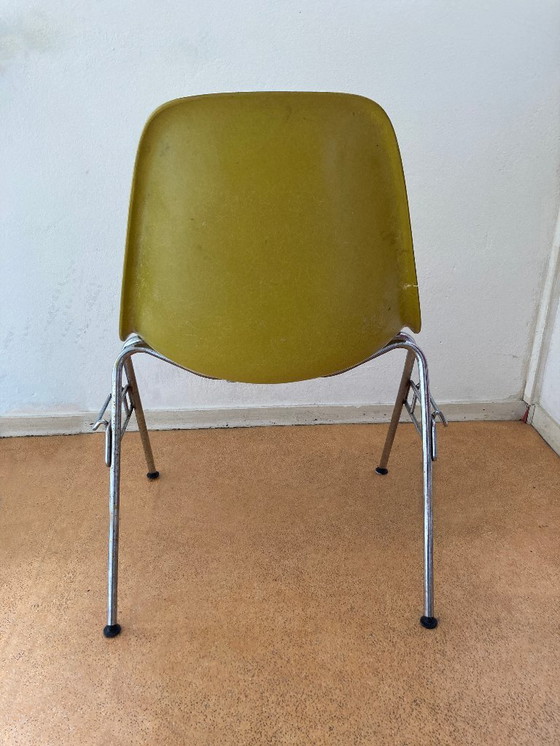 Image 1 of Silla Miller Eames DSS Side fibra de vidrio Vitra 1st.GEN