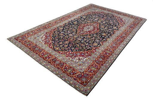 Hand-knotted oriental rug - Kashan 391 x 250 cm