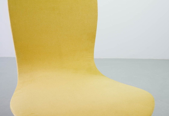 Image 1 of Elegant Italian Midcentury Design Sparkling Yellow Side Chair in Style of Augusto Bozzi. Italy, 1950s.