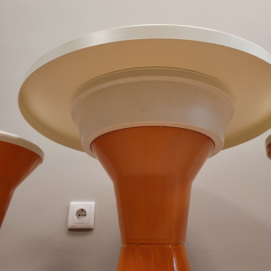 Image 1 of “Tam Tam / Diabolo” Table and Stool Game, After Henry Massonnet, Space Age, 70's – Italy