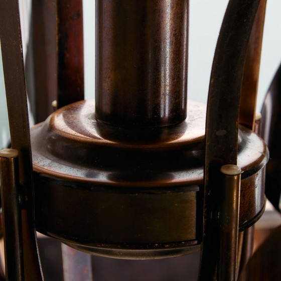 Image 1 of MK10977 Lustre en laiton et verre