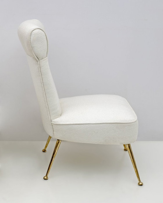 Image 1 of Pareja de pequeños sillones Gigi Radice de Minotti de mediados de siglo 1950