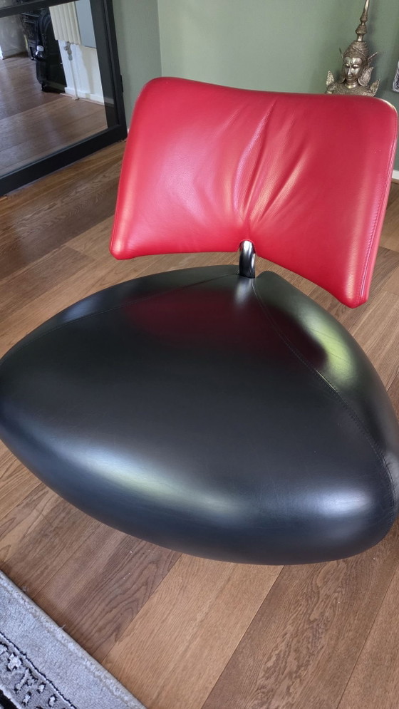 Set Leolux Pallone chairs + matching table – Armchairs, Leather (photo 5 of 5)