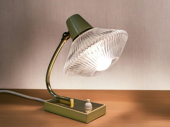 Image 1 of seltene Nachttischlampe / Tischlampe Mid-Century, 1950er Jahre