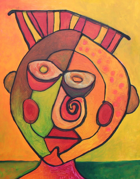 Image 1 of Peinture ancienne "Avant le déluge