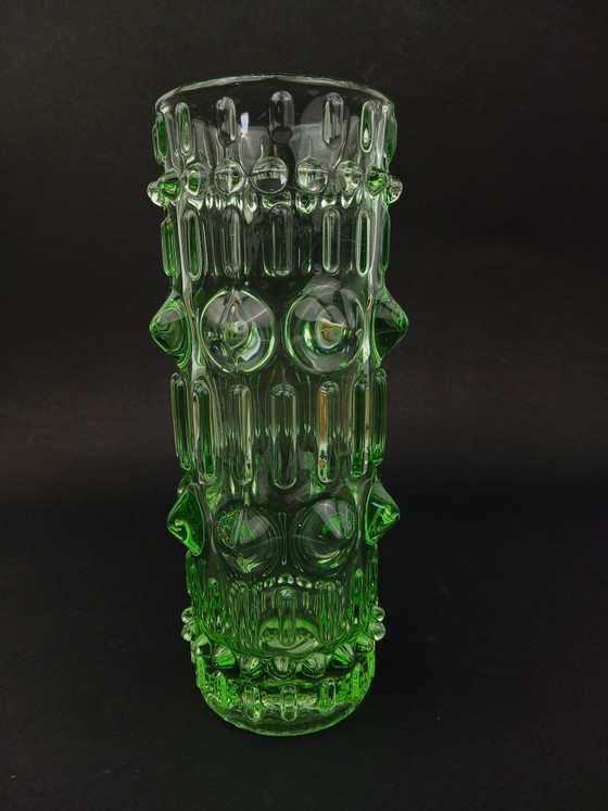 Sklo Vase in Special Green Color – Glass (photo 2 of 7)