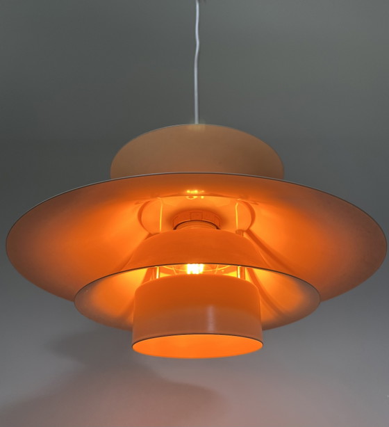 Jeka Metaltryk 1032-P – Vintage Hanglamp – Jeka Metaldryk, Hanglampen, Aluminium (photo 5 of 11)