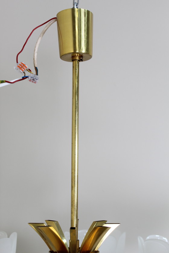 Image 1 of Vintage Pendant Lamp, Chandelier - Brass 1970s