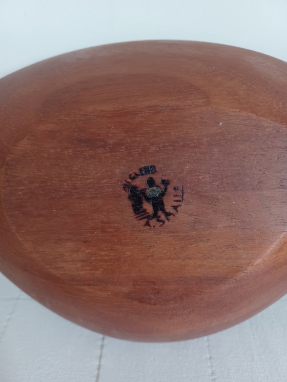 Image 1 of Cuenco danés de teca de la década de 1950