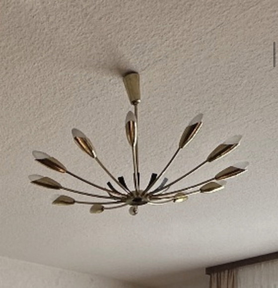 Original Kelma Royal Sputnik Ceiling light – 1960s – Brass (photo 4 of 5)
