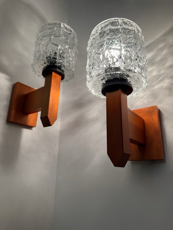 Applique IKEA pino massiccio anni '80 – Legno, Vetro (photo 7 of 12)