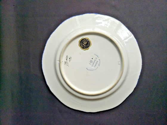 Piatto antico Henriot Quimper dipinto e decorato a mano – Stoviglie, Ceramica (photo 4 of 5)