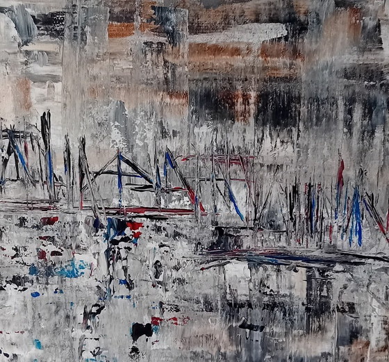 Image 1 of Peinture abstraite (The Harbour 2)