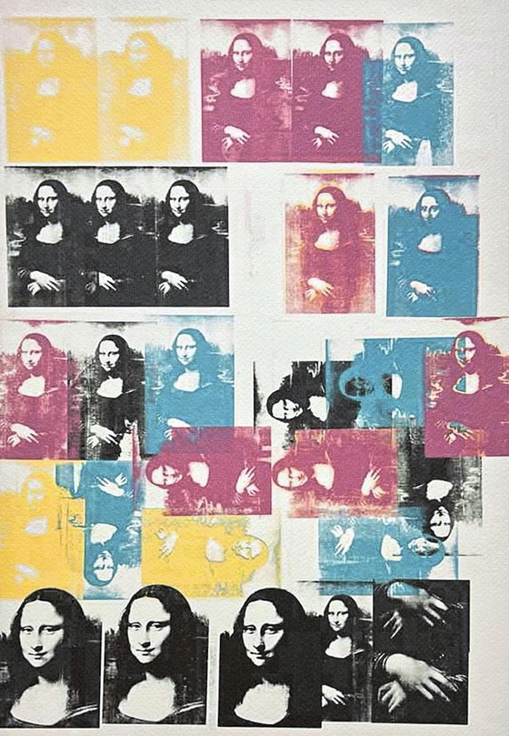 After Andy Warhol, Colored Mona Lisa, 1980s, Lithograph – Lithographs & prints, Paper (photo 2 of 7)