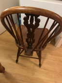 4 sillas de comedor Windsor de la década de 1950