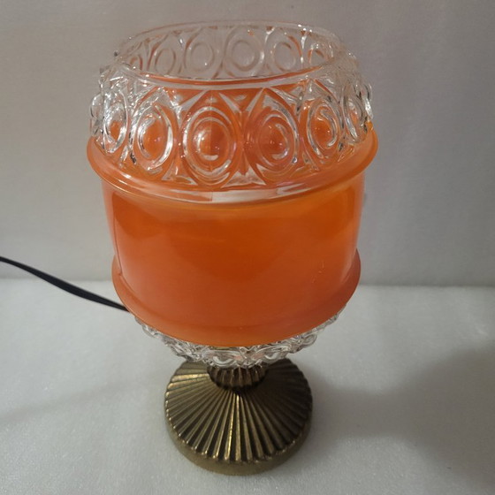 Image 1 of Vintage midi century table lamp, space age