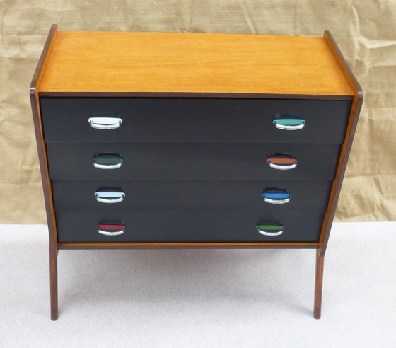 Commode vintage 4 Tiroirs – Wood (photo 2 of 7)