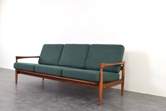 Divano Kolding Mid-Century di Erik Wørts per IKEA, anni '60. – Divani 3 posti, Textile, Wood (photo 12 of 16)