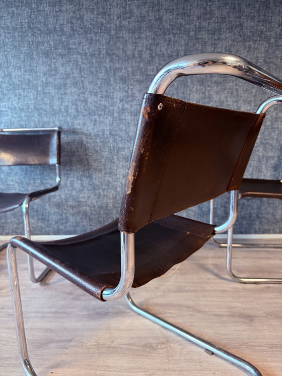 Image 1 of 3 Vintage Mart Stam S 33 Cantilever Chairs for Thonet