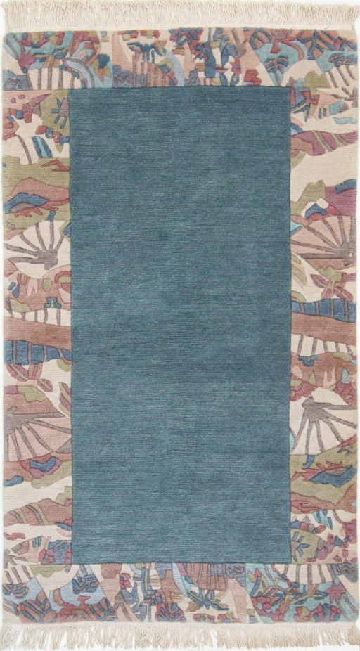Modern designer Nepal rug 161 x 92 cm