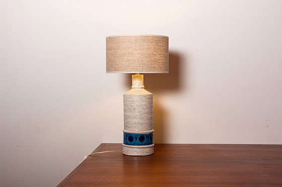 Image 1 of Grote Italiaanse keramieken vloerlamp van Aldo Londi voor Bitossi 1960.