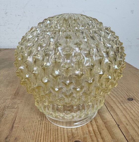 Image 1 of Vintage witte porseleinen plafondlamp, jaren 70