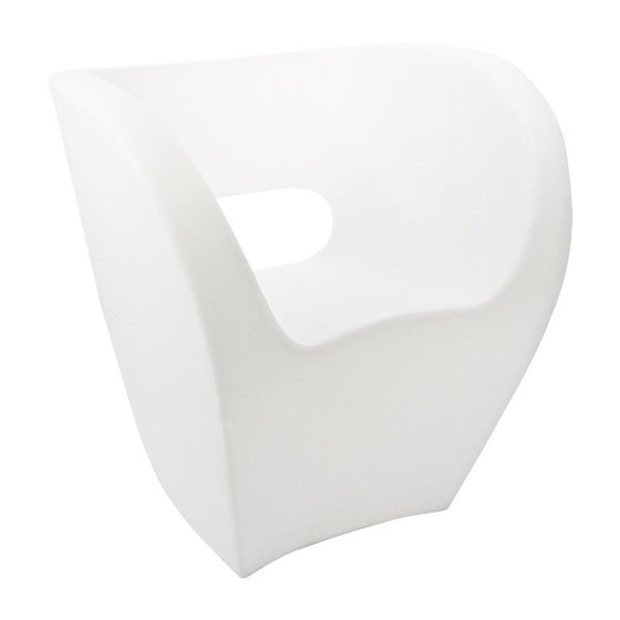 Image 1 of Sedia bianca MOROSO ALBERT - Fauteuil blanc MOROSO ALBERT