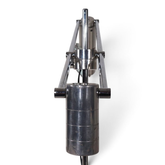 Swisslamps International Haloprofil Vloerlamp van Viktor Frauenknecht, 1970 – Vloerlampen, Chrome, Aluminium (photo 17 of 20)