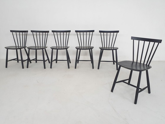 Image 1 of Poul M. Volther J46 Spindle Back Chair For Fdb Mobler, Denmark, 1956
