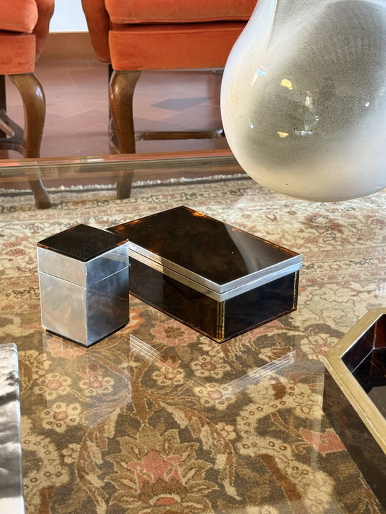 Image 1 of Hollywood Regency Luxury Smoking Set, Italy 1970