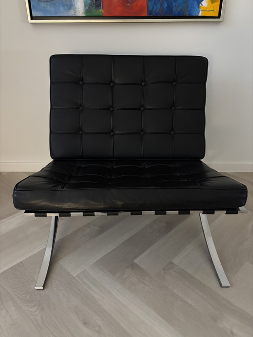 Fauteuil lounge Barcelone Mies van der Rohe 