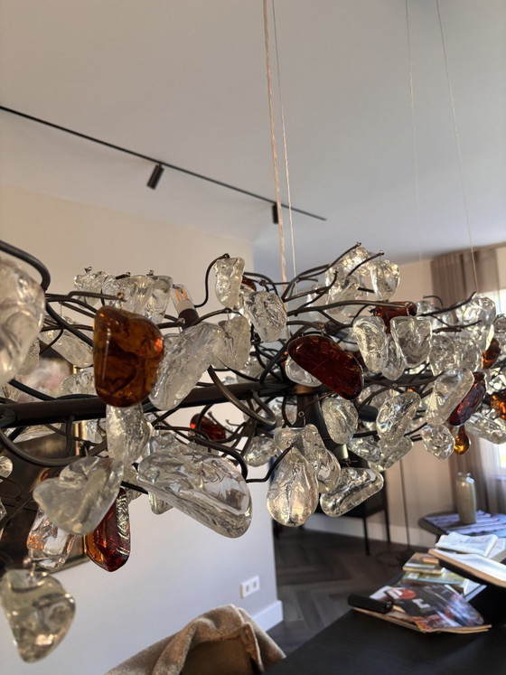 Image 1 of Stout Pendant Lamp Martini 260 oval, blue steel