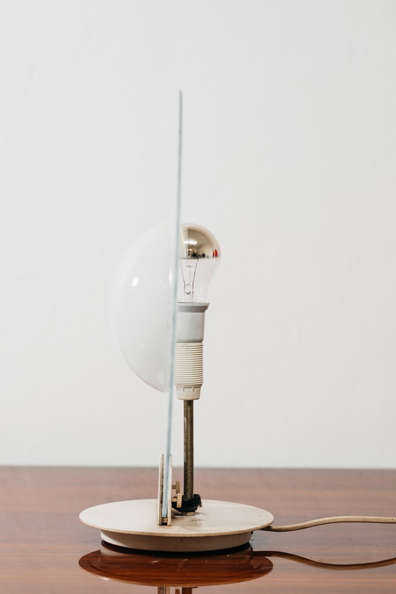 Image 1 of Vintage 1980s Postmodern Glass Design Lamp