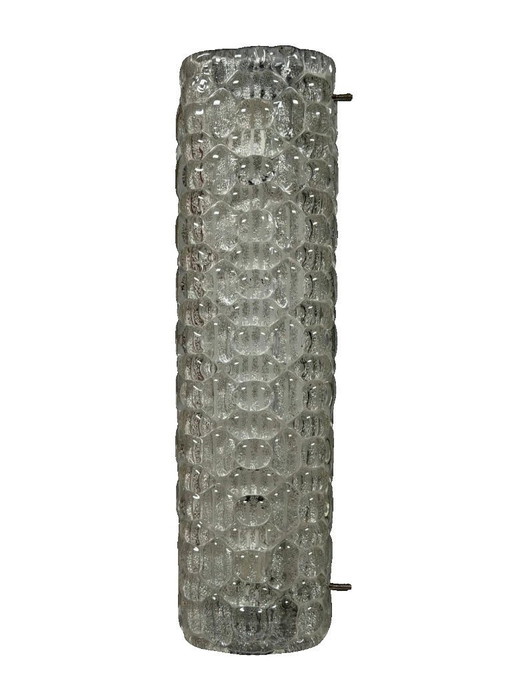 60er 70er Jahre Wandleuchte Wandlampe Wall Sconce Eis Glas Space Age Design